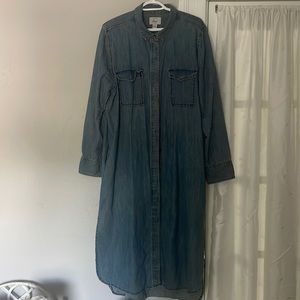 Long demin duster